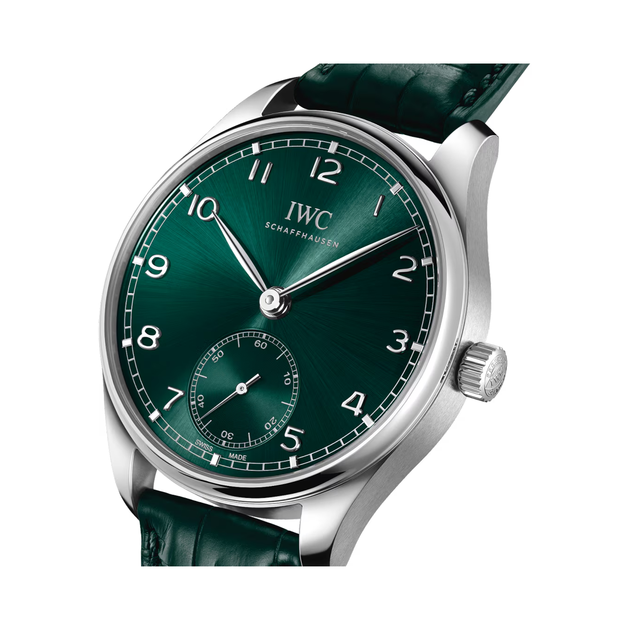 IWC Portugieser 40mm, Green Dial, Arabic Numerals_3