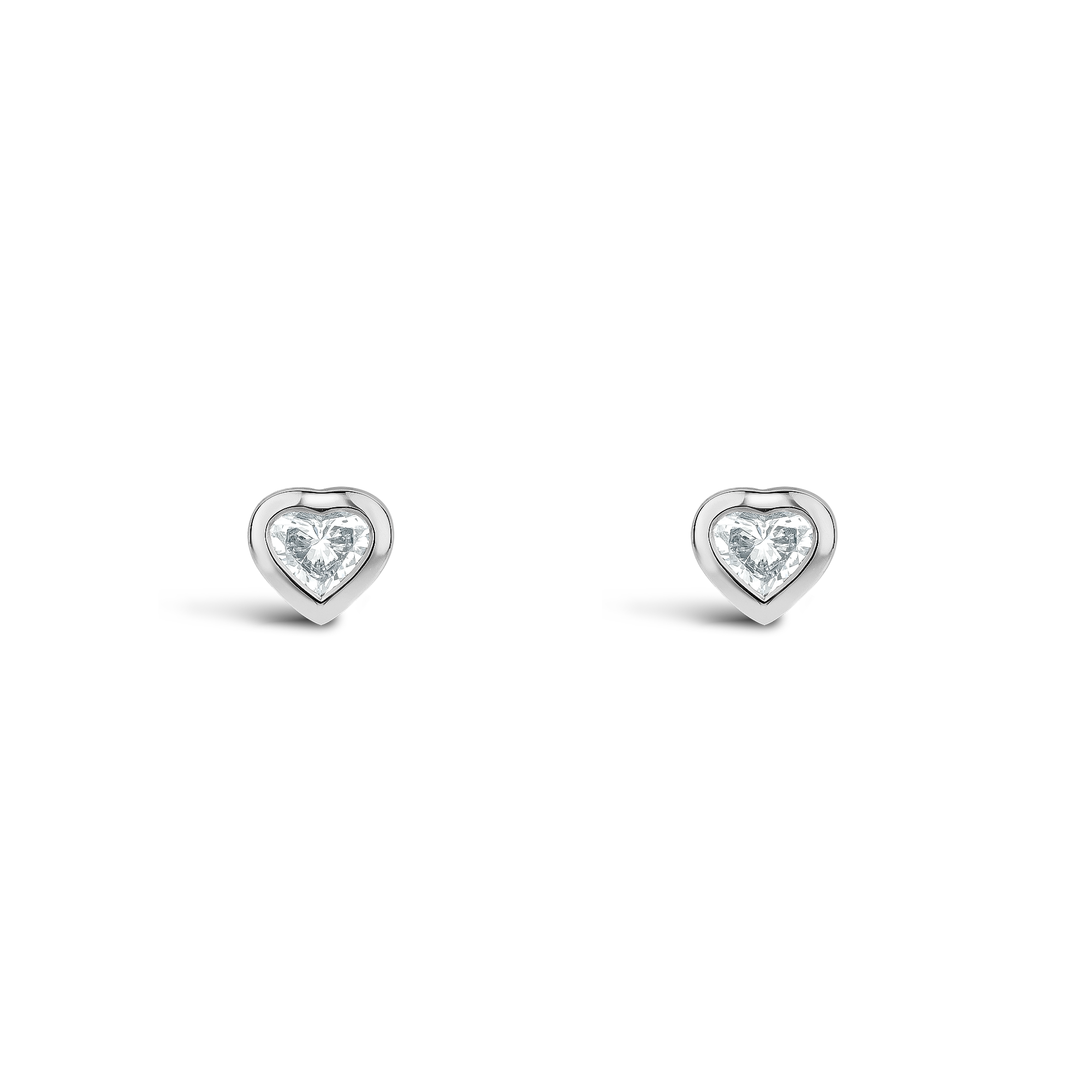 Sundance Diamond Earrings Heartshaped, Rubover Set_1